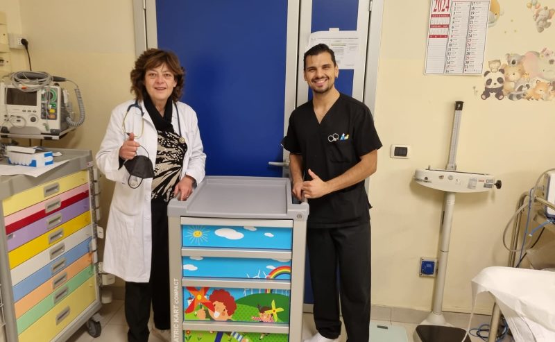Un carrello di gioia per i piccoli pazienti dell’ Ospedale Pediatrico Umberto I di Siracusa